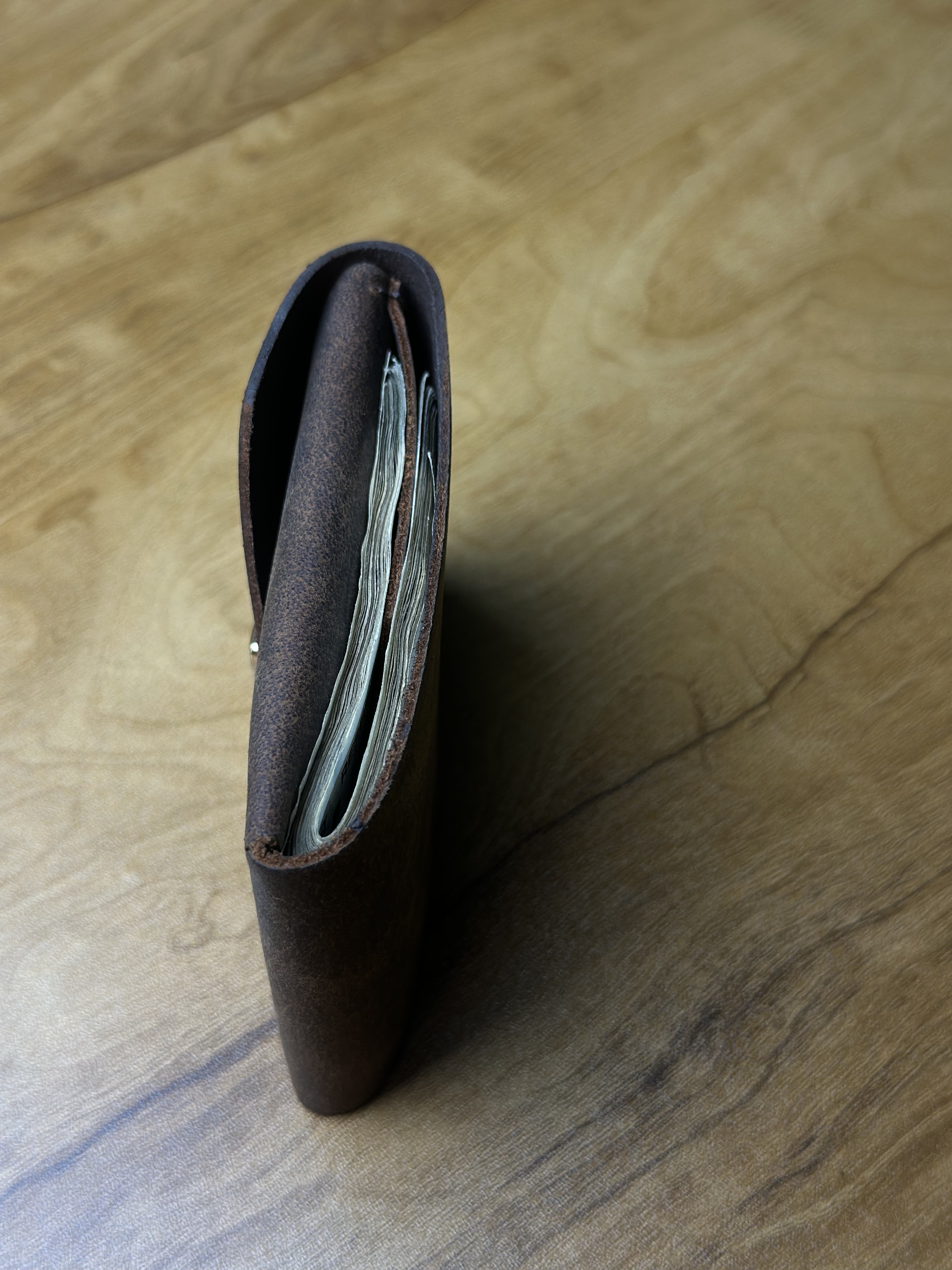 Wallet side profile