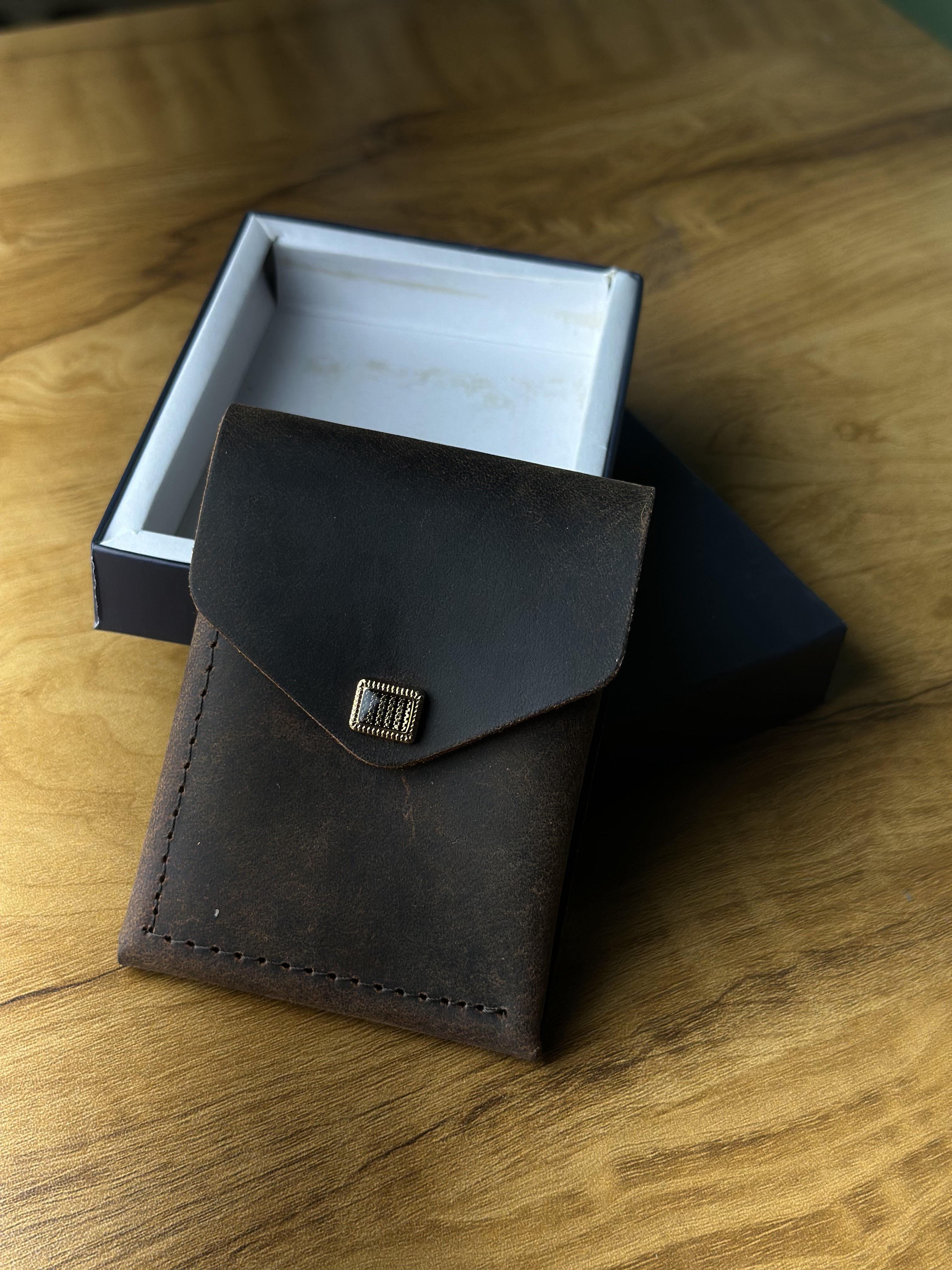 Wallet in presentation box